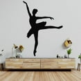 thumbnail image 1 of Ballet Wall Decal Ballerina Decals Ballet Dancer Gymnastics Pointe Wall Stickers Dance Studio Decor Vinyl Art Decor Decal 58x42cm, 1 of 4