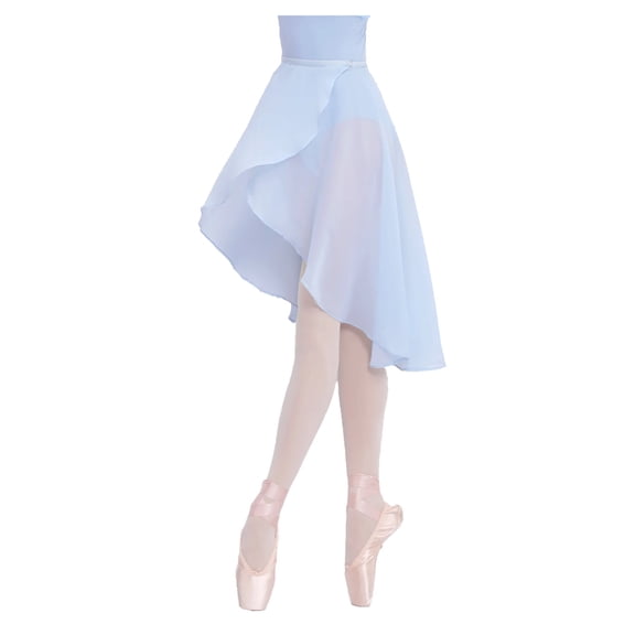 Ballet Wrap Skirt Chiffon Ballet Skirt Sheer Dance Skirt Waist Adjustable Buckle Skirt