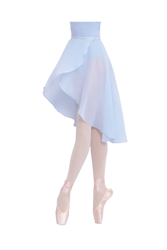Ballet Wrap Skirt Chiffon Ballet Skirt Sheer Dance Skirt Waist Adjustable Buckle Skirt