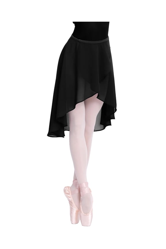 Ballet Wrap Skirt Chiffon Ballet Skirt Sheer Dance Skirt Waist Adjustable Buckle Skirt