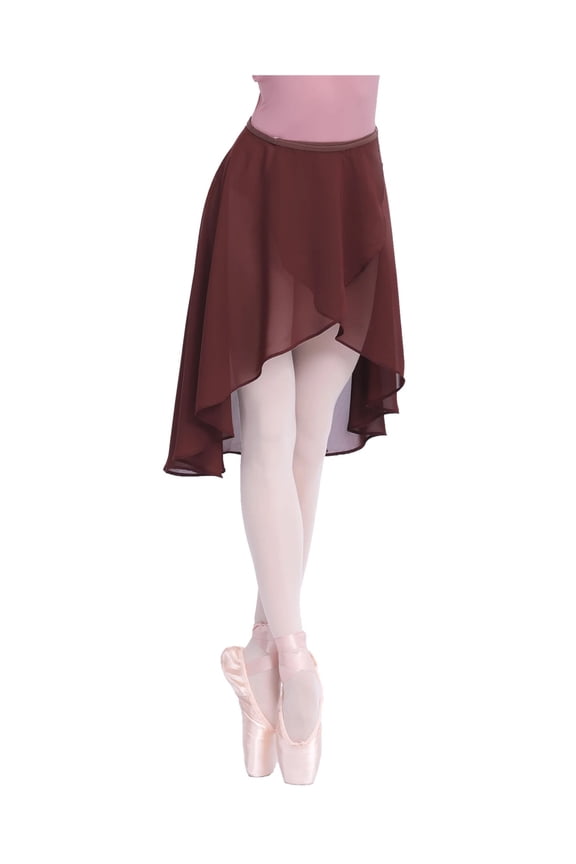 Ballet Wrap Skirt Chiffon Ballet Skirt Sheer Dance Skirt Waist Adjustable Buckle Skirt