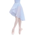 thumbnail image 1 of Ballet Wrap Skirt Women Chiffon Midi Dance Skirts with Adjustable Waist, 1 of 6