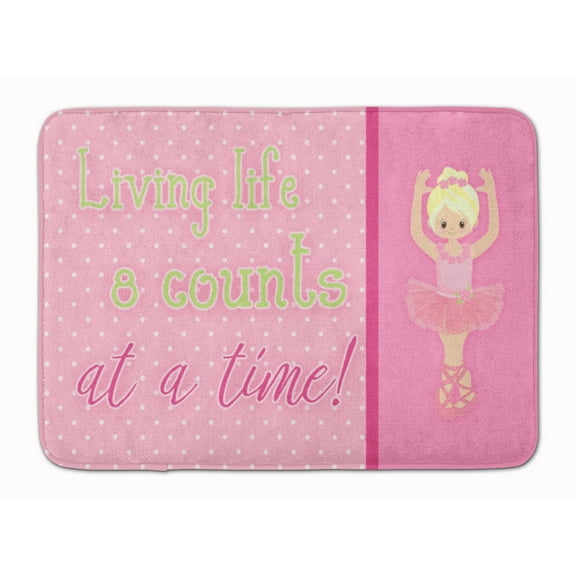 Ballet in 8 Counts Blonde Machine Washable Memory Foam Mat