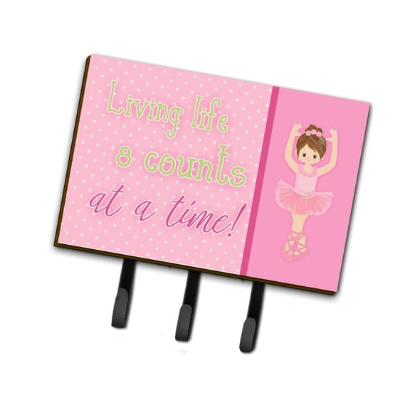 Ballet in 8 Counts Brunette Leash or Key Holder