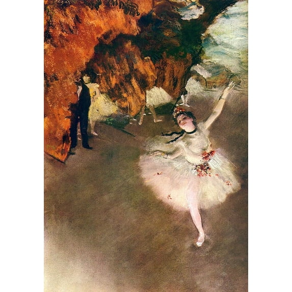 Ballet - l��__�_梐��toile (Rosita Mauri) Poster Print by Edgar Degas (18 x 24)