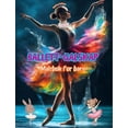 thumbnail image 1 of Ballett-galskap - Malebok for barn - Kreative og muntre illustrasjoner for å fremme dans: Morsom samling av bedårende ballettscener for barn (Hardcover), 1 of 1