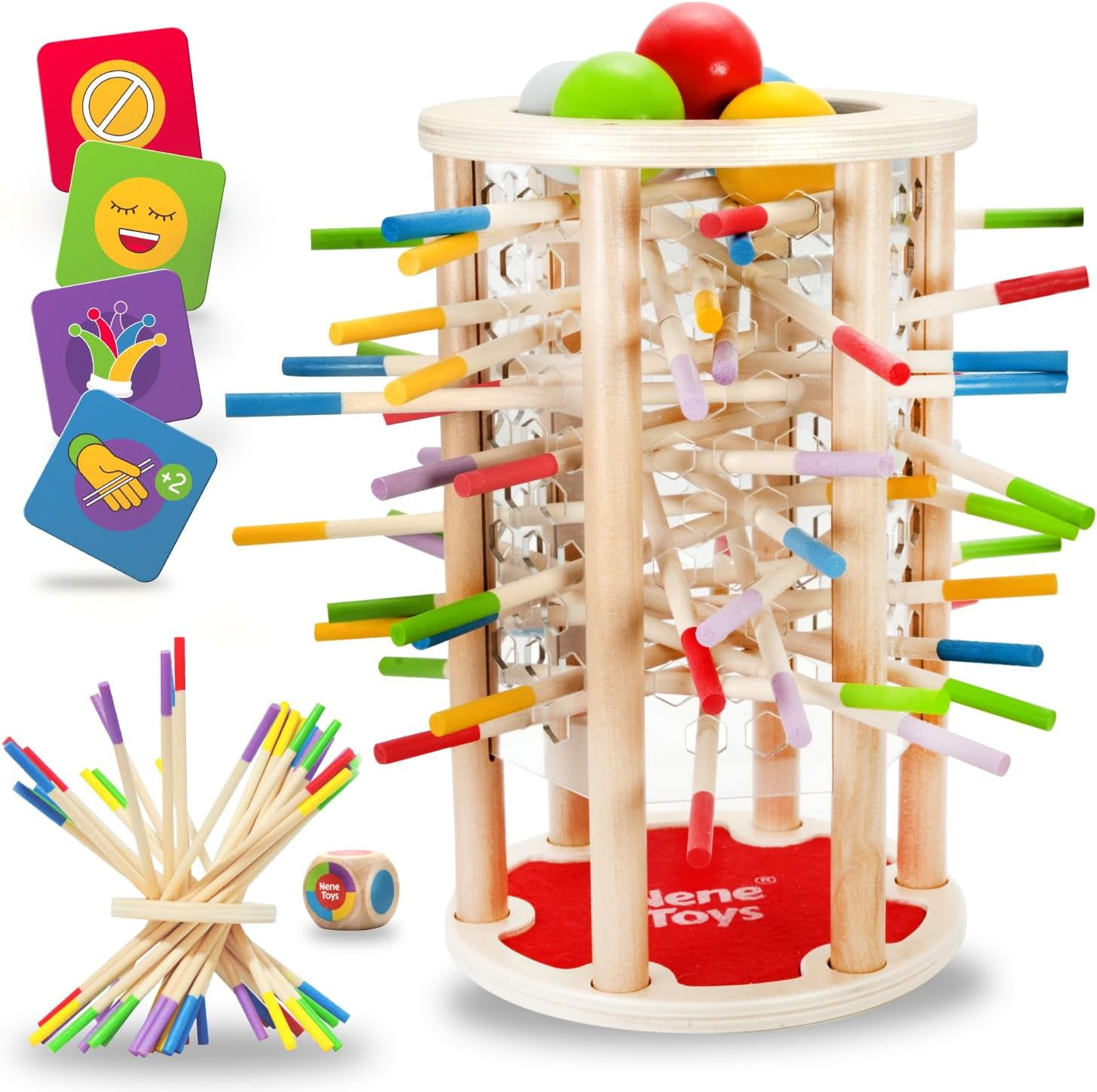 Schmidt Spiele Dice Gnomes Game - Fun Color Matching Game For Kids 3+, 2-4 Players, Promotes Learning & Quick Thinking
