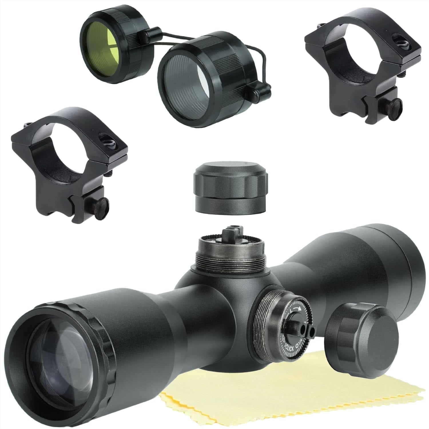 Ballista 4x32 Viper Eye Crossbow Scope with 2 Mounts Fits 20 mm Picatinny Rail