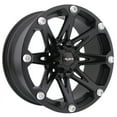 thumbnail image 1 of Ballistic 814 Jester 18x9.0 Flat Black Wheel W/Optional Red Inserts 5x139.7mm (5x5.5) Bolt Pattern / 00mm Offset / 110mm Hub Bore, 1 of 1