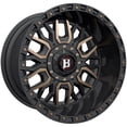 thumbnail image 1 of Ballistic 969 Tomahawk 20x9 6x120/6x5.5" +0mm Black/Bronze Wheel Rim 20" Inch, 1 of 1