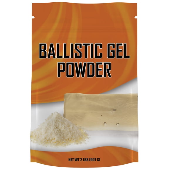 Ballistic Gel Powder 2 lbs  Gelatin Mix for Blocks, Targets and Dummys for Shooting - For Health Science and Education  By Fit Lane Nutrition