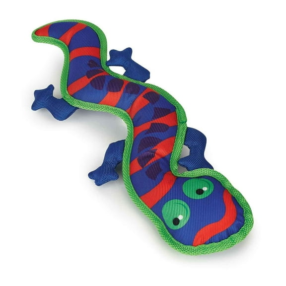 Ballistic Lizard Floating Dog Toy 16" of Bright Colorful Fun Play Fetch Tug Chew (One Ballistic Lizard)