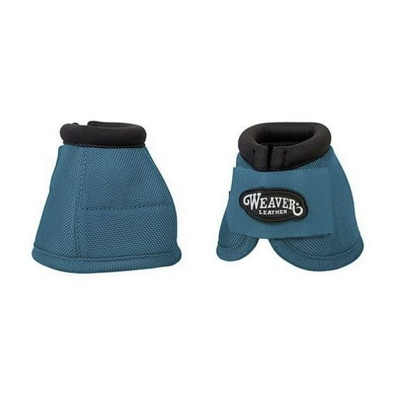 Weaver Leather No-Turn Bell Boots: 2520D Nylon Protection Turquoise / Medium