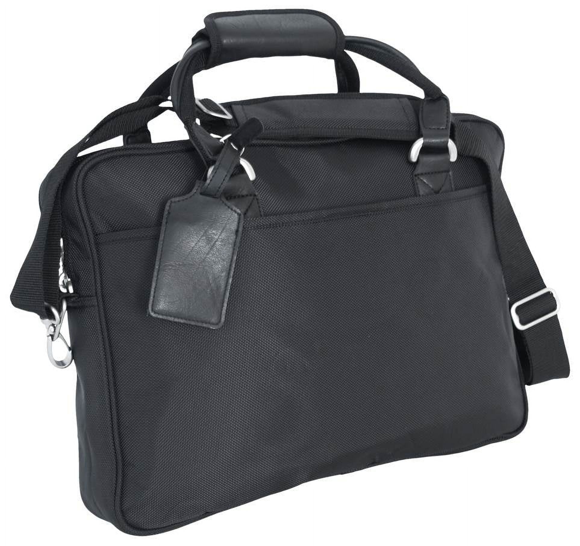 Ballistic Nylon Portfolio Bag w Shoulder Strap