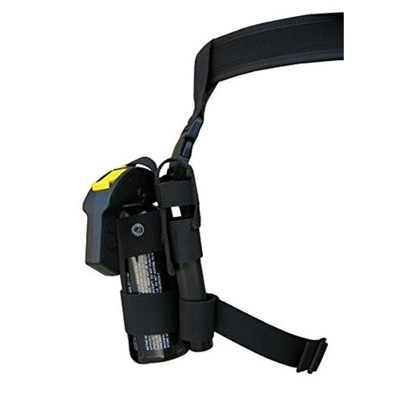Hero's Pride Ballistic OC Pepper Spray & Flashlight Holder for MK9 13oz Canister & Tactical Lights – Fits 2.25" Duty Belt