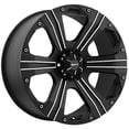 thumbnail image 1 of Ballistic Outlaw 902 Wheel Rim 18x9 5x127 -12mm Offset Flat Black, 1 of 1