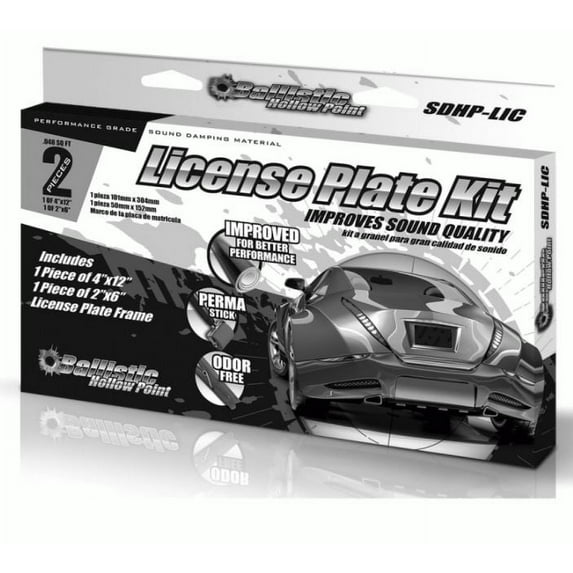 Ballistic SDHP-LIC Hollow Point Series License Plate Kit