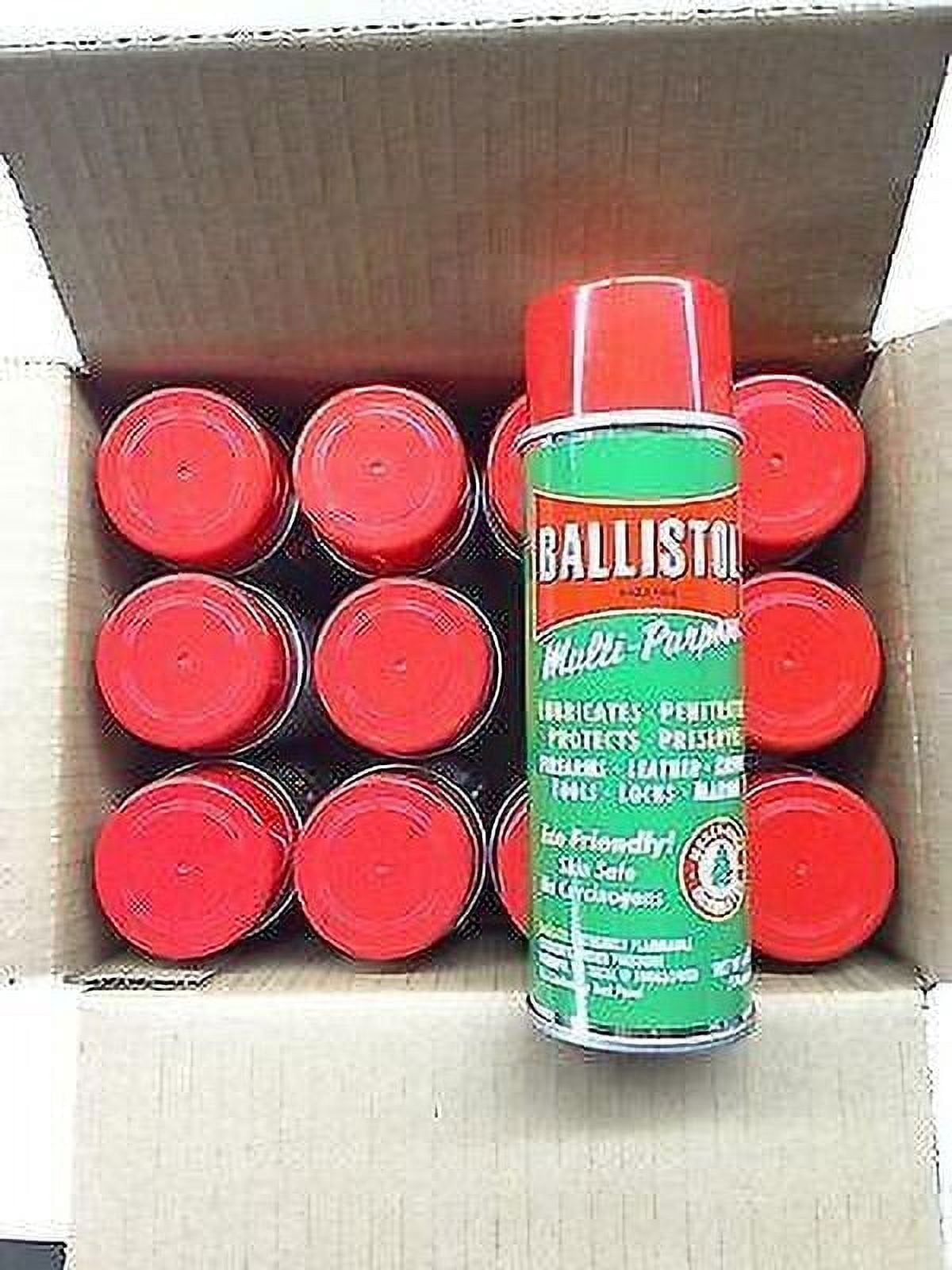 Ballistol Multi-Purpose Gun Oil Lubricant Cleaner Aerosol Spray 12-Pack 6 oz