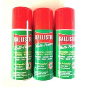 Ballistol Multi Purpose Oil-Lubricant Gun Cleaner, 1.5 oz can - 3 pack