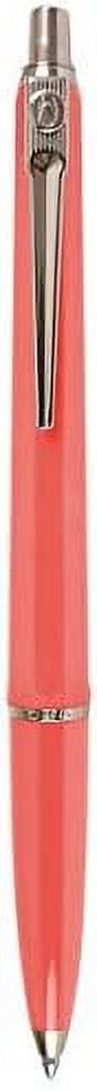 Ballograph 103-92  P Plastic Barrel Pen, Coral Red