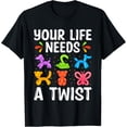 thumbnail image 1 of Balloon Animal Artist Your Life Needs A Twist Balloon Artist T-Shirt, 1 of 4