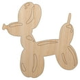 thumbnail image 1 of Balloon Animal Dog Wood Shape Unfinished Piece Cutout Craft DIY Projects - 6.25 Inch Size - 1/8 Inch Thick, 1 of 7