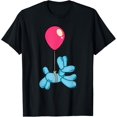 thumbnail image 1 of Balloon Animal Twister Party Balloon Artist T-Shirt men and women can wear, black, white, gifts, 1 of 4