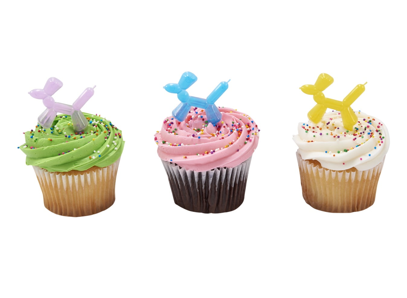 Balloon Animals Cupcakes