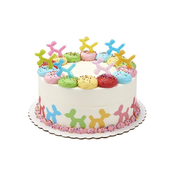Balloon Animals Double Layer 8 Inch Round Cake