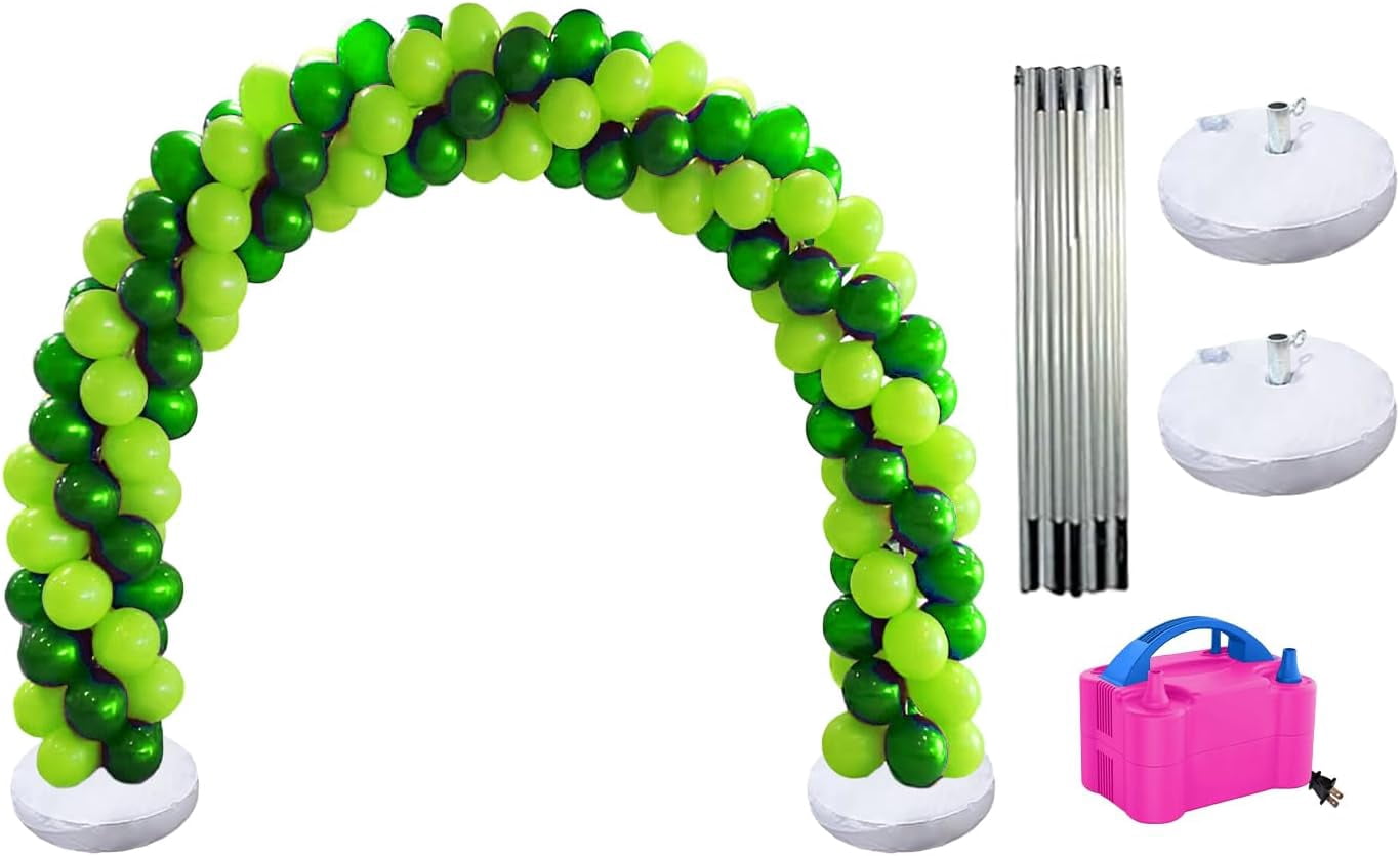 Balloon Arch Deluxe DIY Professional Kit with St. Patrick's Day Green and Lime Green Balloons (1/Pkg) Pkg/1