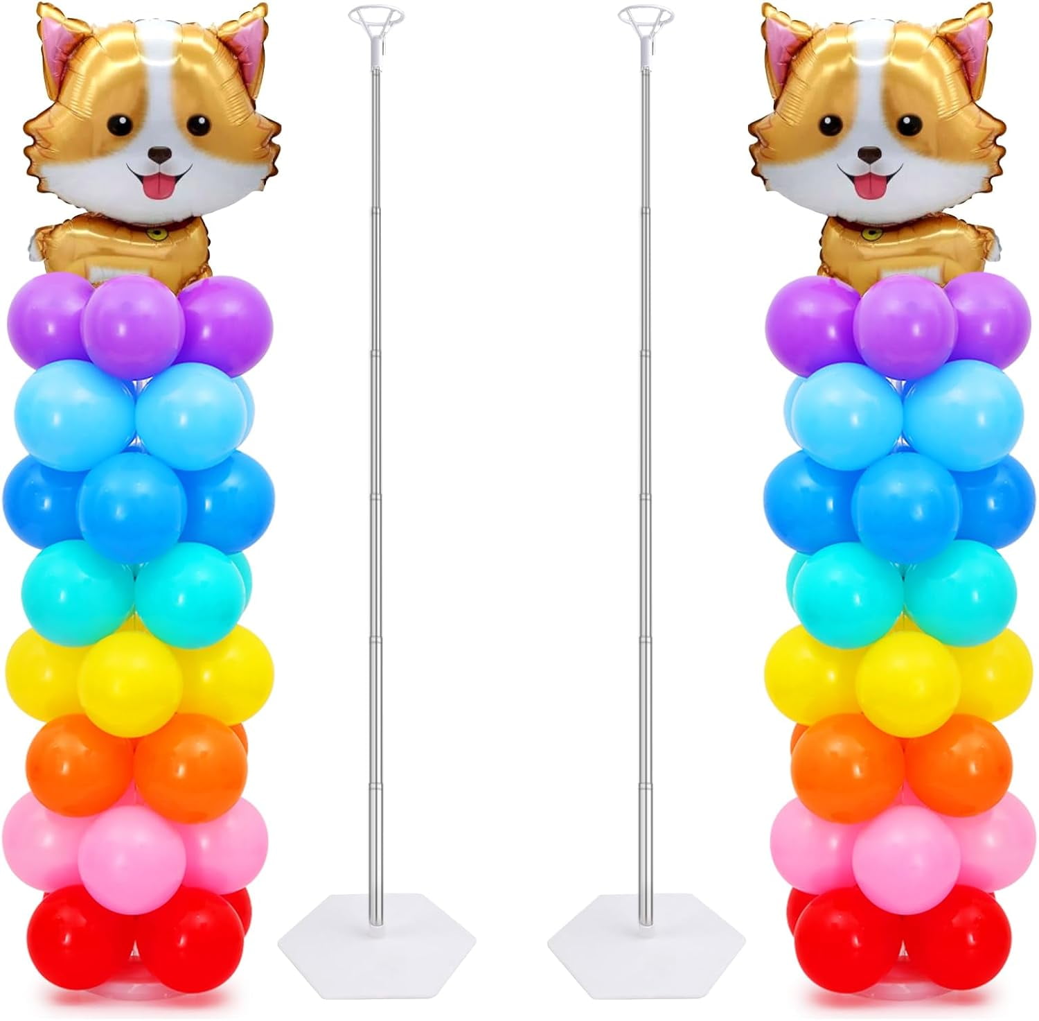 Balloon Arch Kit, 9FT Height & 10FT Width Adjustable Balloon Arch Stand ...