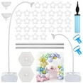 thumbnail image 1 of Balloon Arch Kit, Bendable 8.2ft and 4.9ft Balloon Arch Stands with Bases and Manual Pump, Detachable Balloon Arch Set for Birthday Wedding Parties Graduation Stage Decoration, 1 of 8