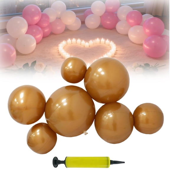 Balloon Arch Kit, Reusable Balloon Garland, Inflatable Balloon Garland Arch Kit, 7 Linked PVC Balloons, Quick Inflate & Easy Setup for Birthdays, Weddings & Events