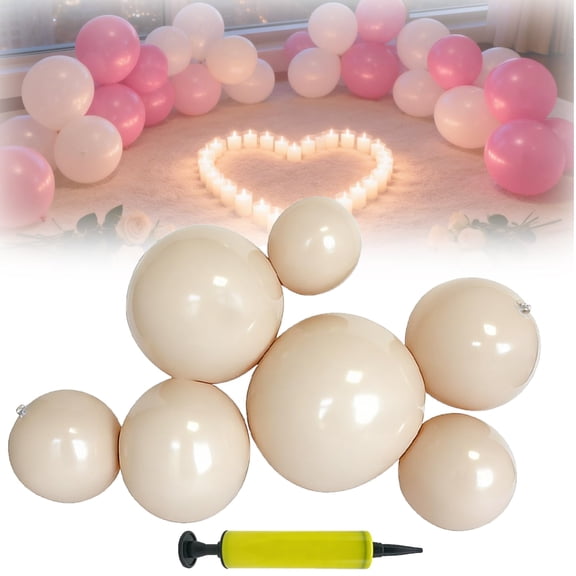 Balloon Arch Kit, Reusable Balloon Garland, Inflatable Balloon Garland Arch Kit, 7 Linked PVC Balloons, Quick Inflate & Easy Setup for Birthdays, Weddings & Events
