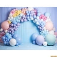 thumbnail image 1 of Balloon Arch Photography Backdrops Props Newborn Birthday Party ration Adorable Pastel Photo Studio Background CA-01, 1 of 5