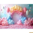 thumbnail image 1 of Balloon Arch Photography Backdrops Props Newborn Birthday Party ration Adorable Pastel Photo Studio Background CA-01, 1 of 5