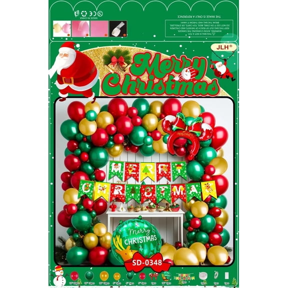 Balloon Arch Set - Jolly Santas F07M2-13 SD-0348