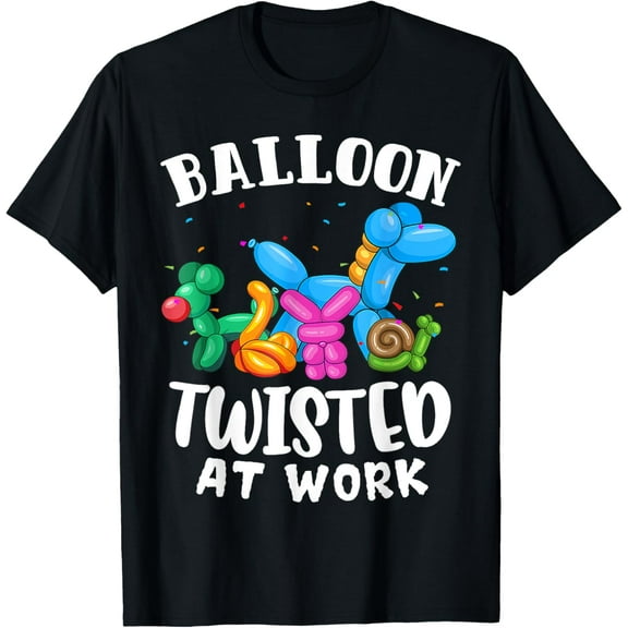 Balloon Artist At Work Balloon Animal Twister Party T-Shirt