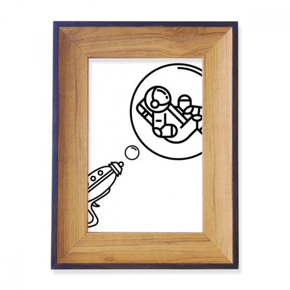Balloon Astronaut Bubbles Photo Frame Exhibition Display Art Desktop Painting