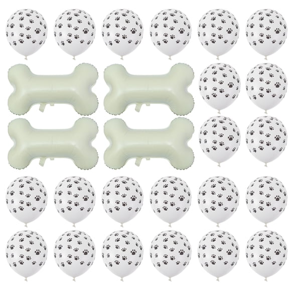 Balloon Bone Dog Party Balloons Helium Birthday Foil Decoration Shower Single Fairy Tale Paw Graduation Mylar