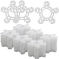 thumbnail image 1 of Balloon Clips, 60 Pieces Plastic Balloon Connectors Clip Holders for Decorating Balloon Arch, Balloon Column Stand and Balloon Flowers, 1 of 7