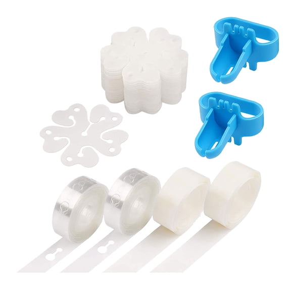 Balloon Decorating Strip Kit For Arch Garland With Knotting Tools, Clips, Double-Sided Tape, Perforated Garland Tape, For Party Wedding Birthday Baby Shower