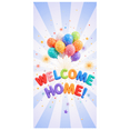 thumbnail image 1 of Balloon Design Welcome Home Welcome Banner Colorful Patterns Welcome Sign for Indoor Celebration Party Decoration Homecoming Event, 1 of 7