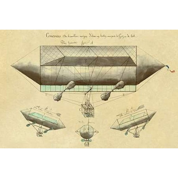 Balloon Design and Engineering Poster Print by Inventions (12 x 18)