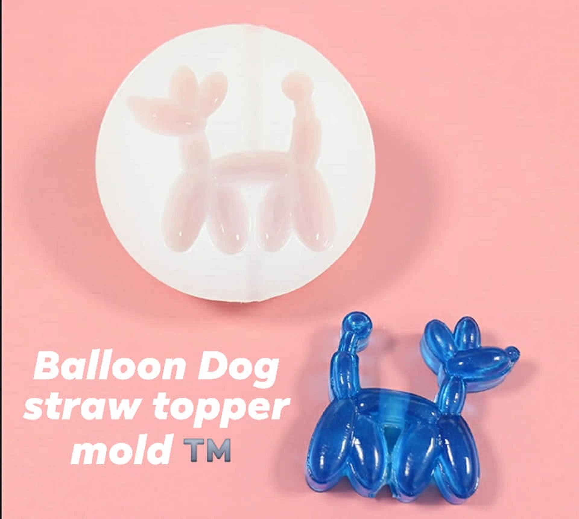 Balloon Dog Straw Charm – TheFawnDoe