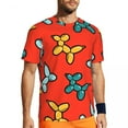 thumbnail image 1 of Balloon Dogs T Shirt Cute Animals Fashion T-Shirts Short Sleeve Breathable Tshirt Summer, 1 of 5