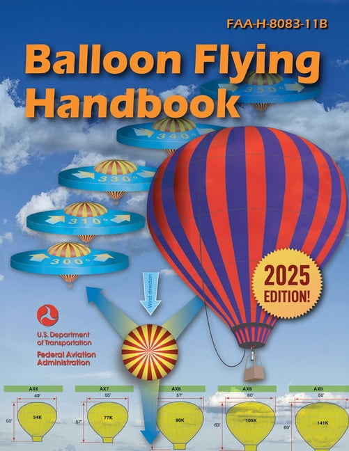 Balloon Flying Handbook (2025): Faa-H-8083-11b, (Paperback)