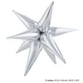 thumbnail image 1 of Balloon-Foil-3D Star Burst 20x6" Silver, 1 of 1