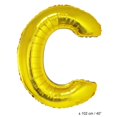 thumbnail image 1 of Balloon-Foil-Letter C-40"-Gld, 1 of 1