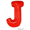 thumbnail image 1 of Balloon-Foil-Letter J-40"-Red, 1 of 1